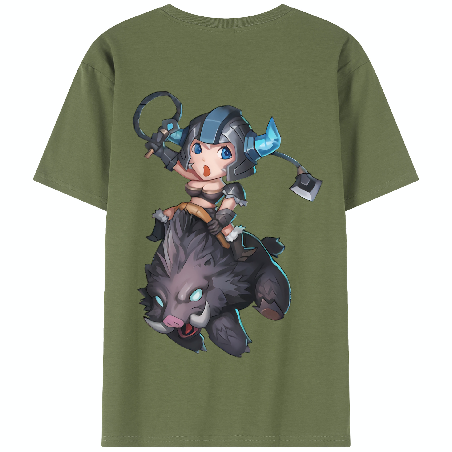 リーグ・オブ・レジェンド League of Legends LOL 綿100％半袖Tシャツ（背面プリント）